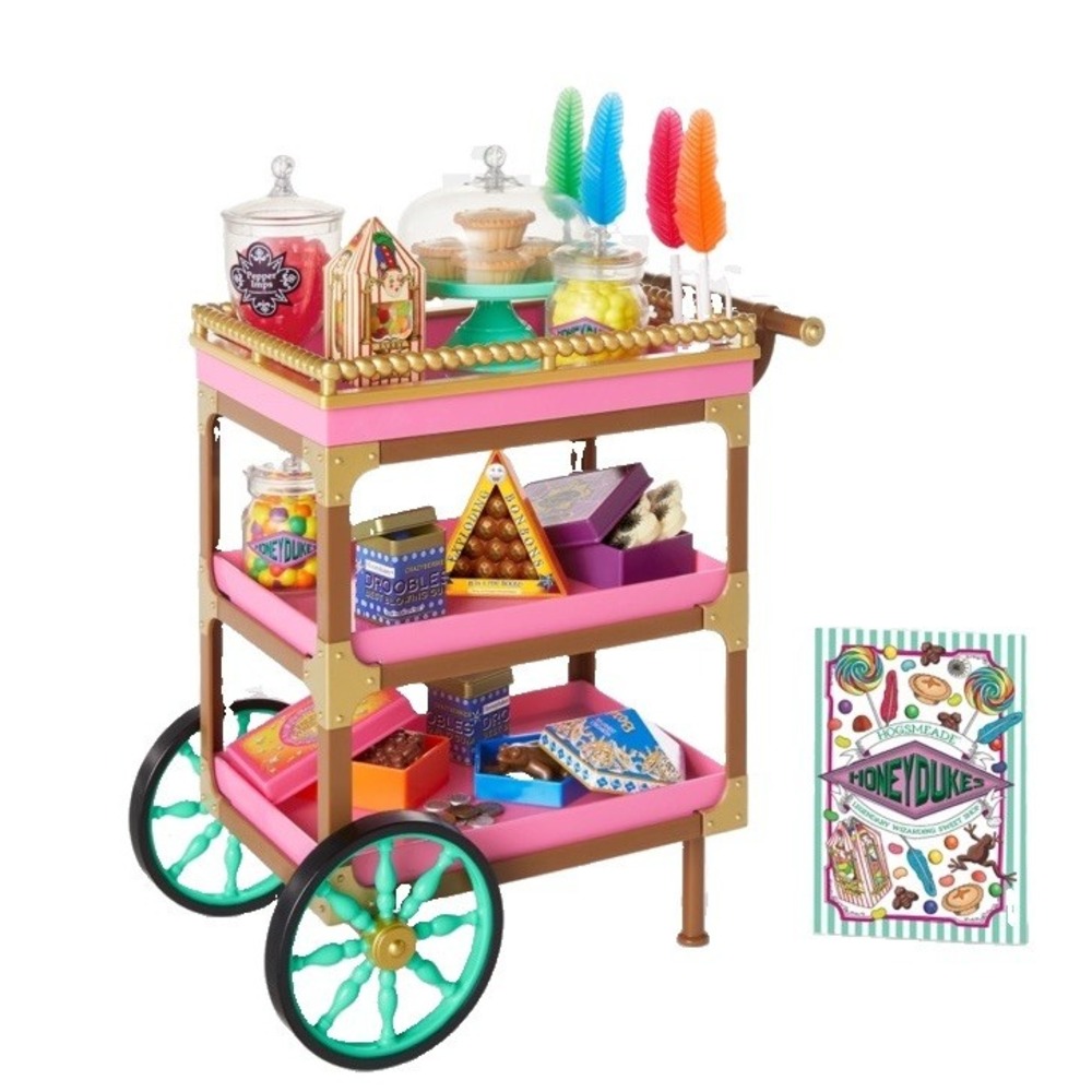 American Girl Doll Harry Potter Honeydukes Candy Trolley Cart Near Complete